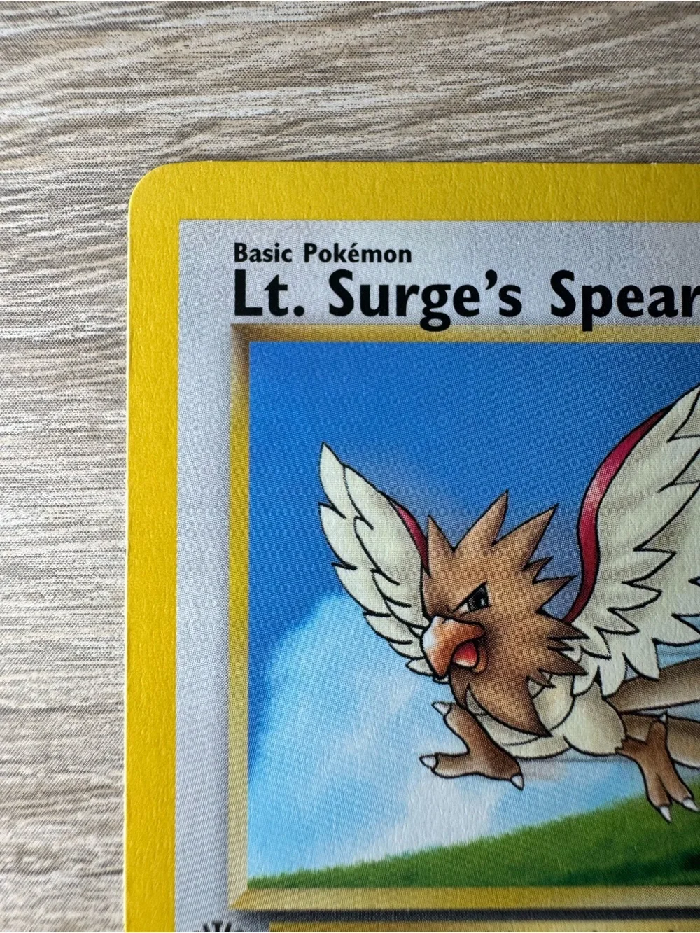 Lt. Surge's Spearow #83/1st Edition/Pokemon Gym Heroes